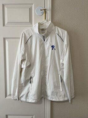 Core 365 Womens White Windbreaker Jacket Large